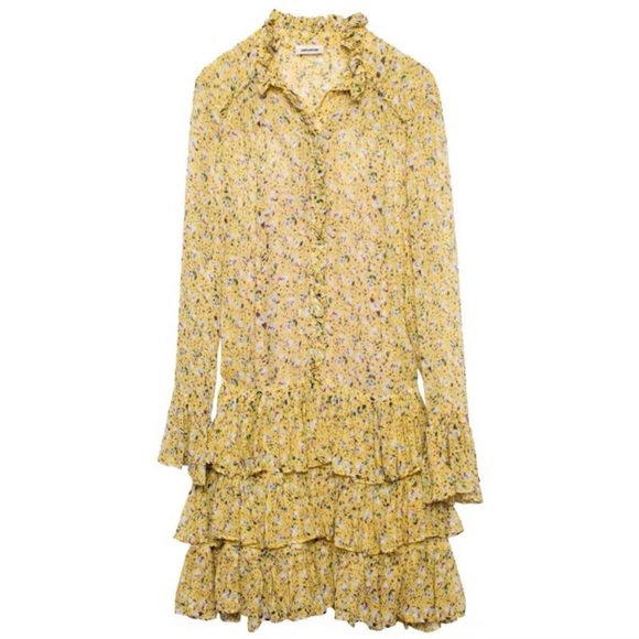 - Zadig & Voltaire Rebbie Anemone Dress Size Small - Picture 5 of 16